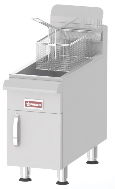 Commercial Countertop Natural Gas Fryer with 26,500 BTU and 15 lb Commercial Countertop Natural Gas Fryer with 26,500 BTU and 15 lb. Oil Capacity